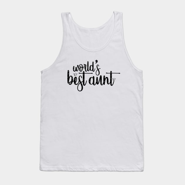 World's Best Aunt Tank Top by Marija154